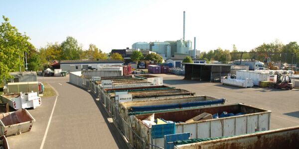 Recyclinghof Neustadt mit Müllheizkrafwerk